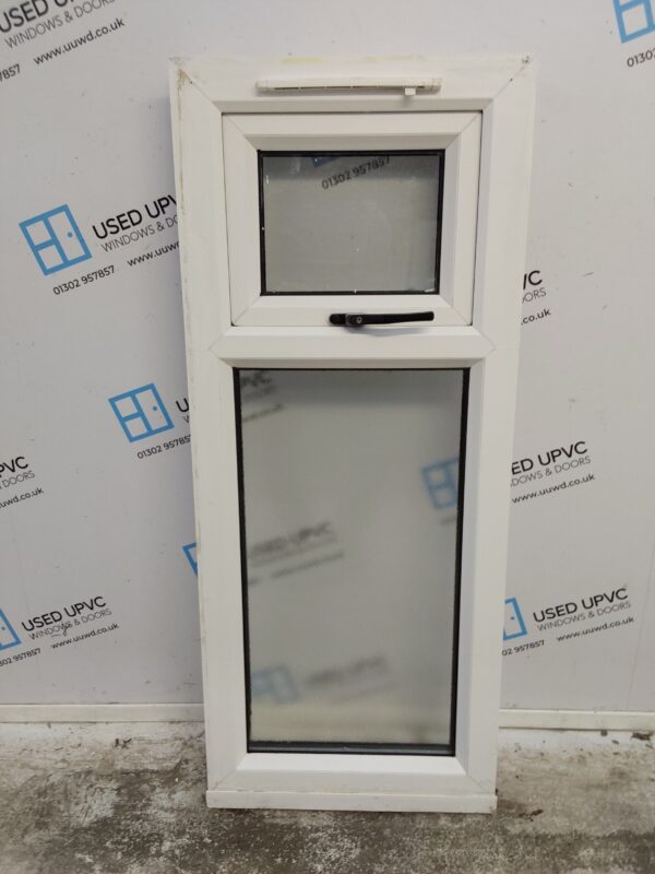 Used White Upvc Window 530mm x 1280mm W0545 - Image 2