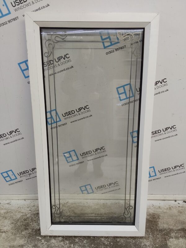 Used White Upvc Window 675mm x 1320mm W0477 - Image 2