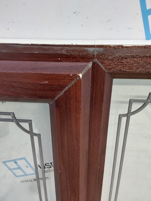 Used Rosewood Upvc Window 1160mm x 1155mm LW0121 - Image 8