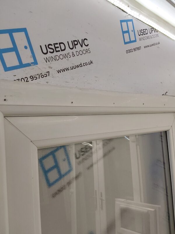 Used White Upvc Full Glass Back Door (Outwards Opening) 920mm x 2030mm 0781 - Image 4