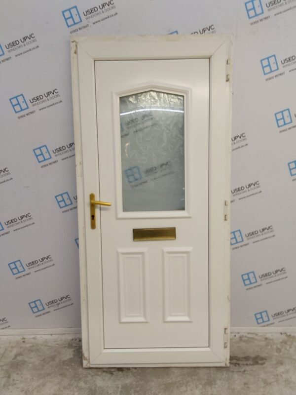 Used White Upvc Front Door 930mm x 2015mm 0588 - Image 2