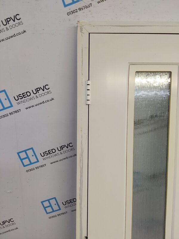 Used White Composite Back Door 1010mm x 2010mm 0494 - Image 7