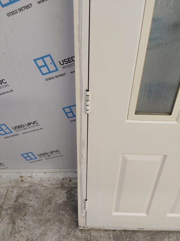 Used White Composite Back Door 1010mm x 2010mm 0494 - Image 8