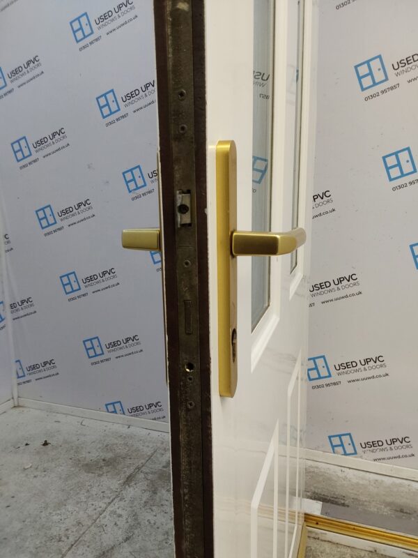 Used White Composite Back Door 1010mm x 2010mm 0494 - Image 5