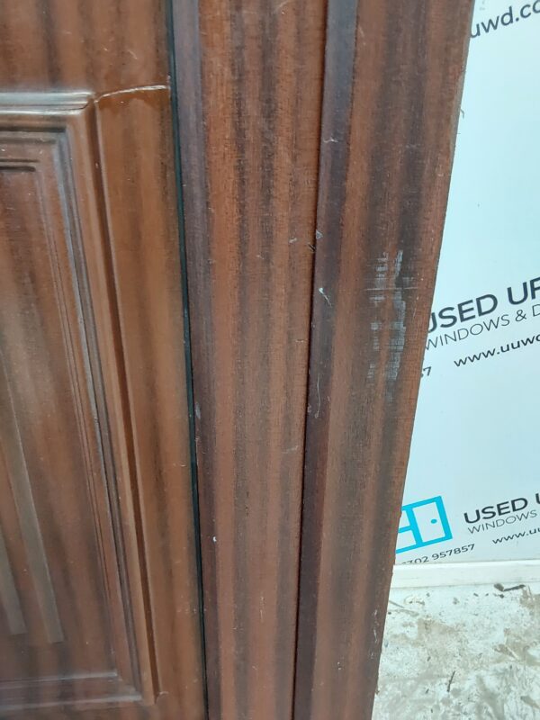 Used Woodgrain Upvc Front Door 885mm x 1995mm 0486 - Image 13