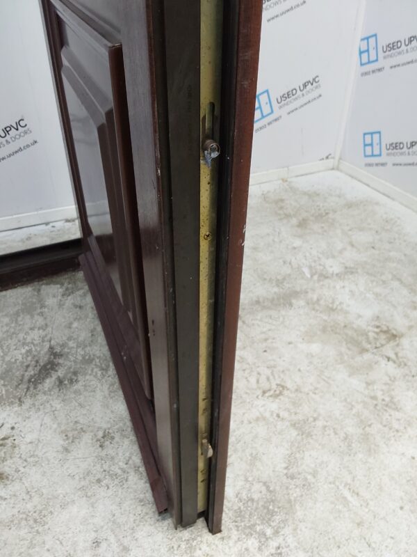 Used Woodgrain Upvc Front Door 885mm x 1995mm 0486 - Image 6