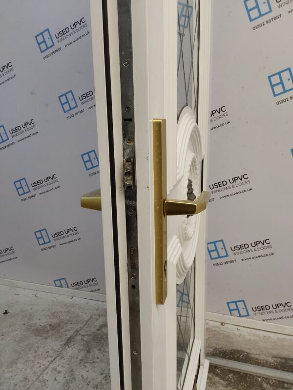 Used White Upvc Front Door 915mm x 2045mm (Reduce To 895mm) 0368 - Image 5