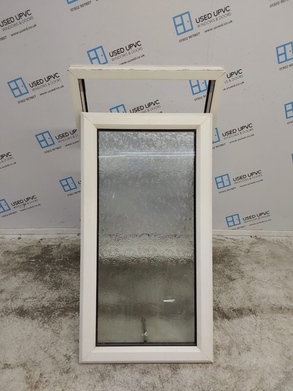 Used White Upvc Window 660mm x 1210mm W0026 - Image 2