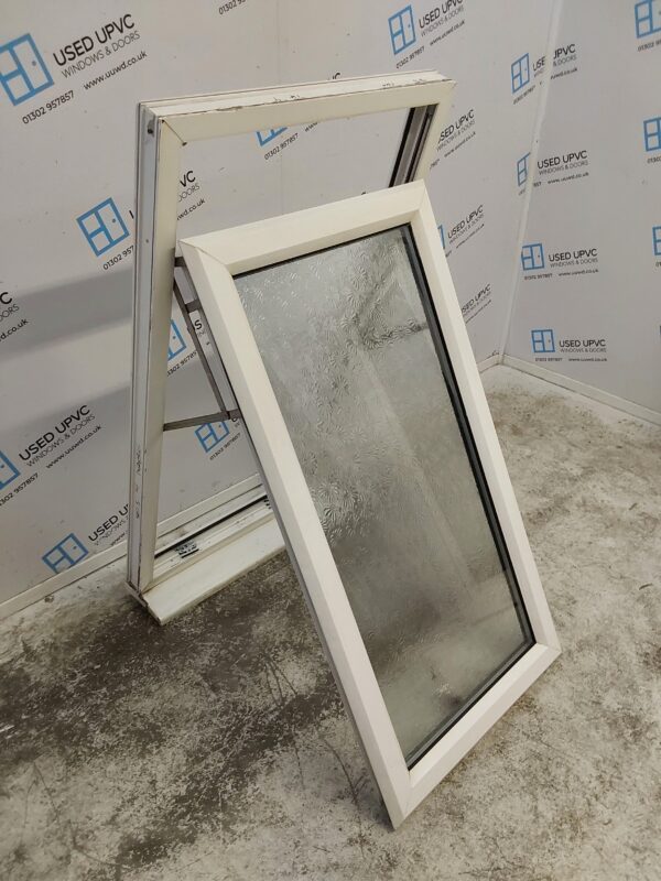 Used White Upvc Window 660mm x 1210mm W0026 - Image 3