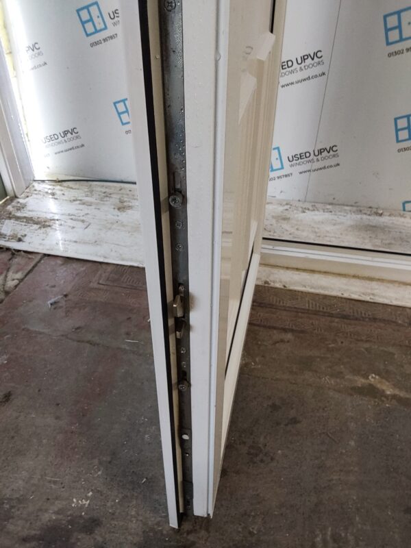 Used White Upvc Front Door And Toplight (Outwards Opening) 880mm x 2590mm 0239 - Image 5