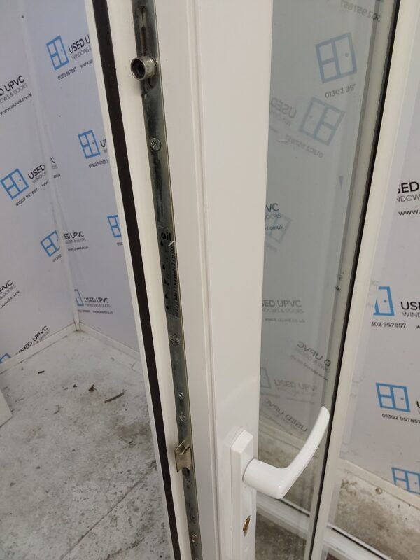 Used White Upvc French Doors 1190mm x 2060mm EA1 - Image 11