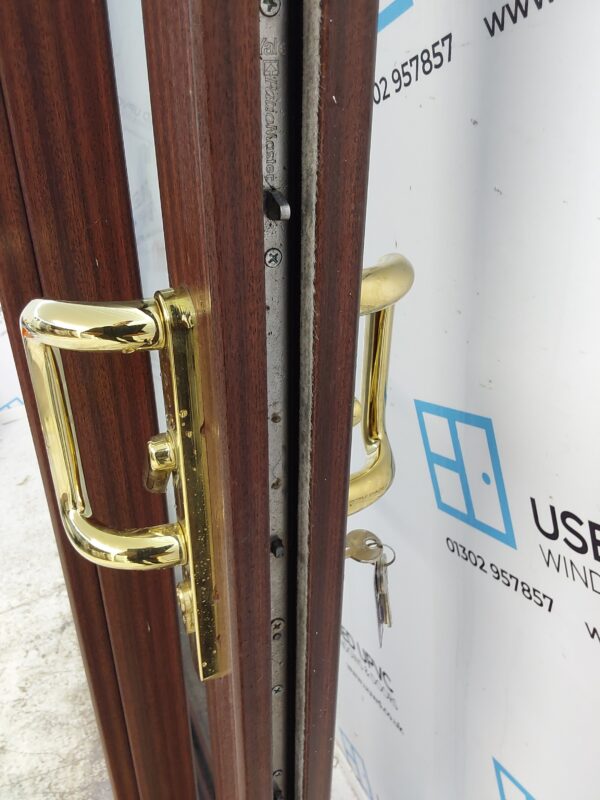 Used Woodgrain Upvc Sliding Patio Doors 1760mm x 2025mm EA9 - Image 5