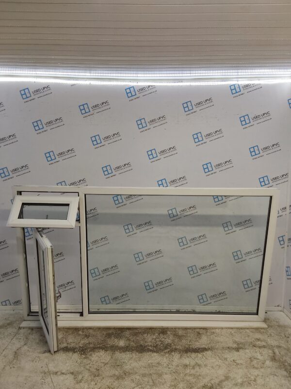 Used White Upvc Window 2365mm x 1380mm LW0016 - Image 2