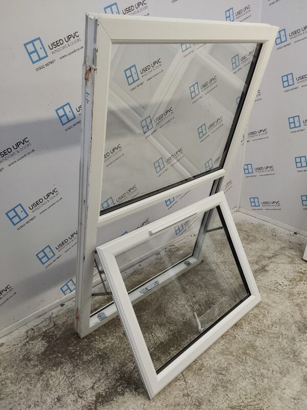 Used White Upvc Window 1075mm x 1640mm C3W006 - Image 3