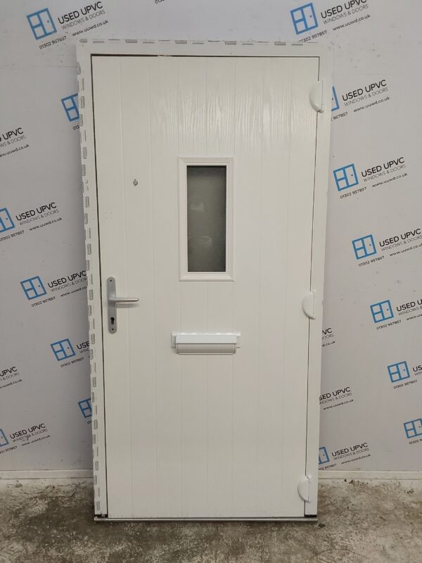 Used Black Composite Front Door 1015mm x 2060mm 0820 - Image 6