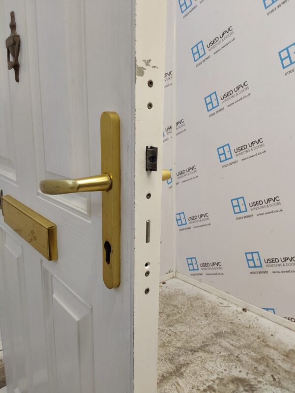 Used White Composite Front Door 920mm x 2070mm (Reduce To 900mm x 2050mm) 0781 - Image 5