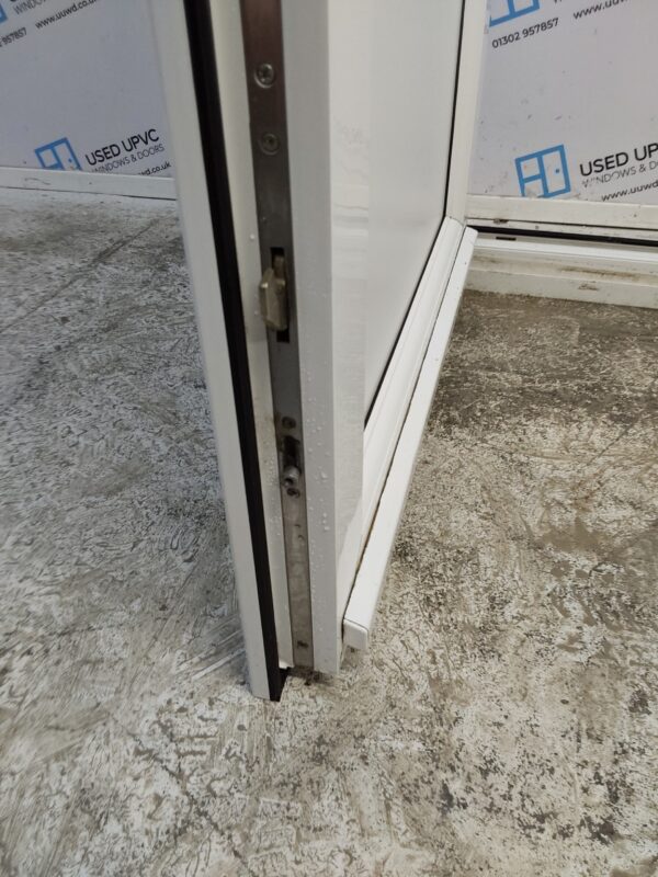 Used White Upvc Back Door 925mm x 2080mm (Reduce To 885mm) 0528 - Image 6