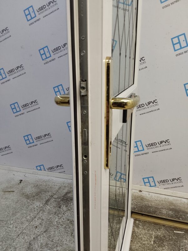 Used White Upvc Front Door 940mm x 2040mm (Reduce To 925mm) 0486 - Image 5