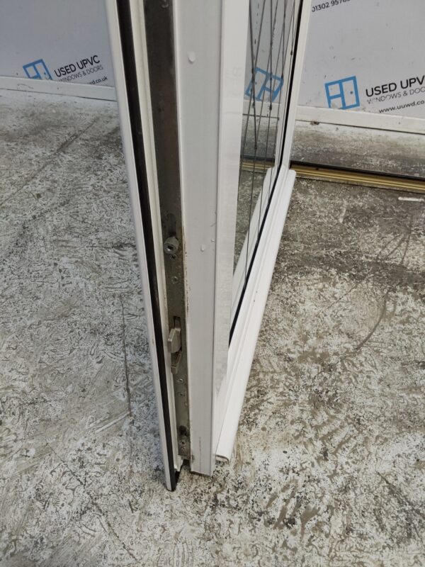 Used White Upvc Front Door 940mm x 2040mm (Reduce To 925mm) 0486 - Image 6