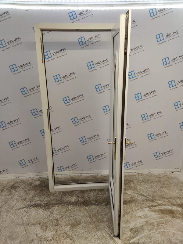 Used White Upvc Front Door 905mm x 2080mm 0462 - Image 3