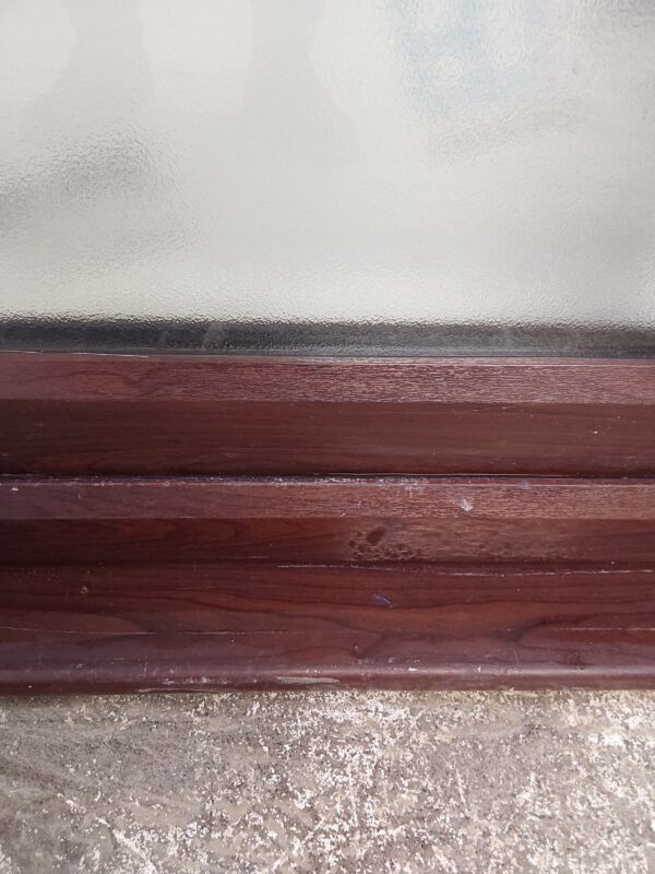 Used Rosewood Upvc Front Door 880mm x 2100mm (Reduce To 860mm) 0149 - Image 13