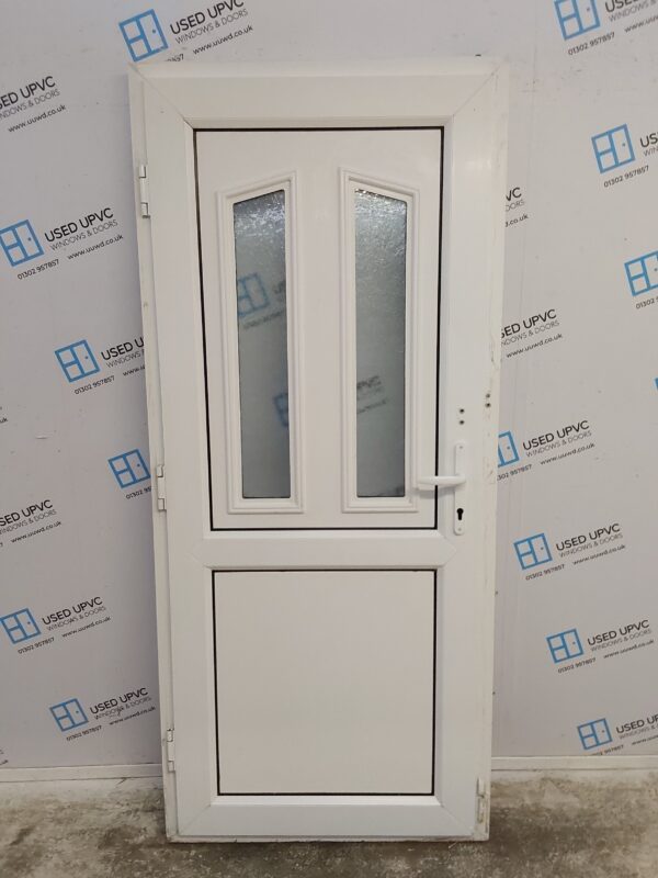 Used White Upvc Back Door 900mm x 2045mm C6071 - Image 2