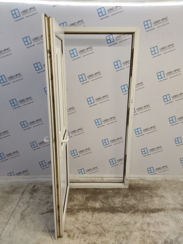 Used White Upvc Back Door 900mm x 2045mm C6071 - Image 3