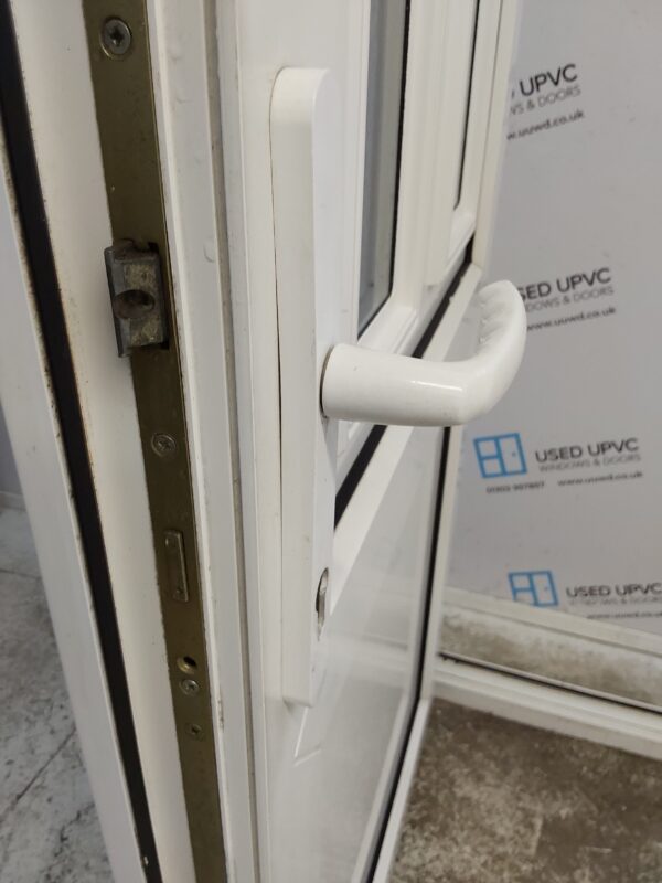 Used White Upvc Back Door 900mm x 2045mm C6071 - Image 8