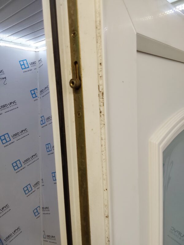 Used White Upvc Front Door And Side Panel 1215mm x 2060mm DS034 - Image 6