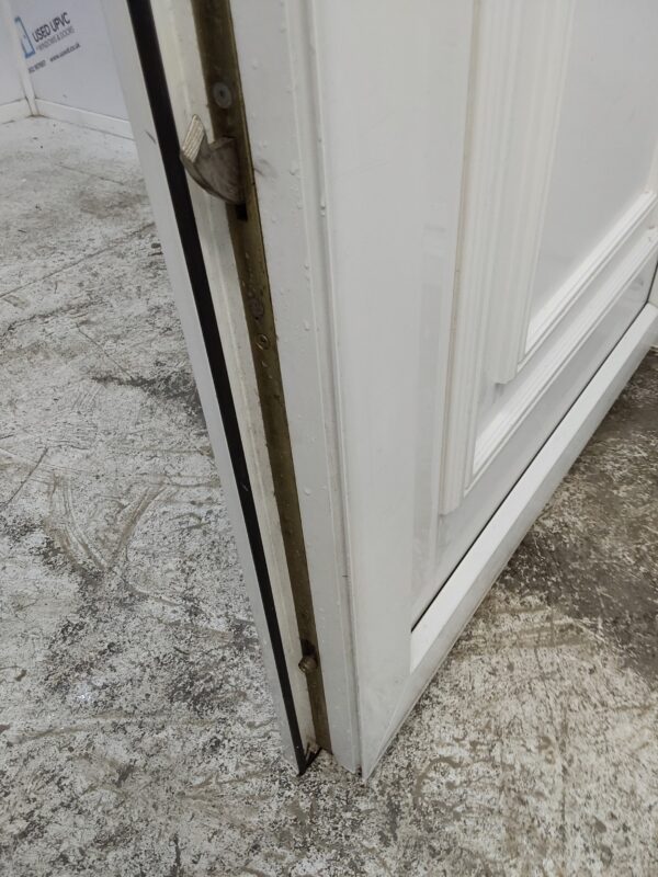 Used White Upvc Front Door And Side Panel 1215mm x 2060mm DS034 - Image 8