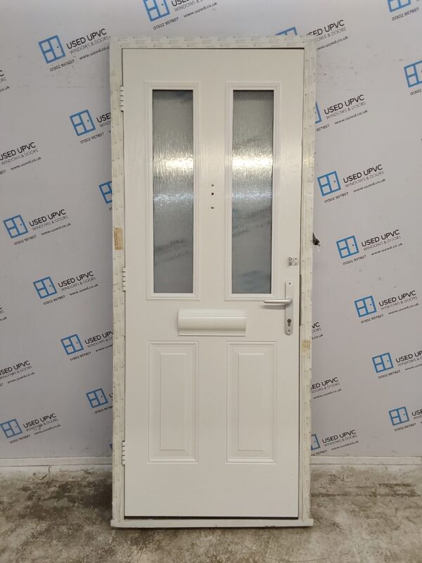 Brand New White Composite Front Door 895mm x 2170mm C1ND50 - Image 2