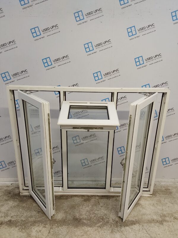 Used White Upvc Window 1540mm x 1270mm C7W11 - Image 2