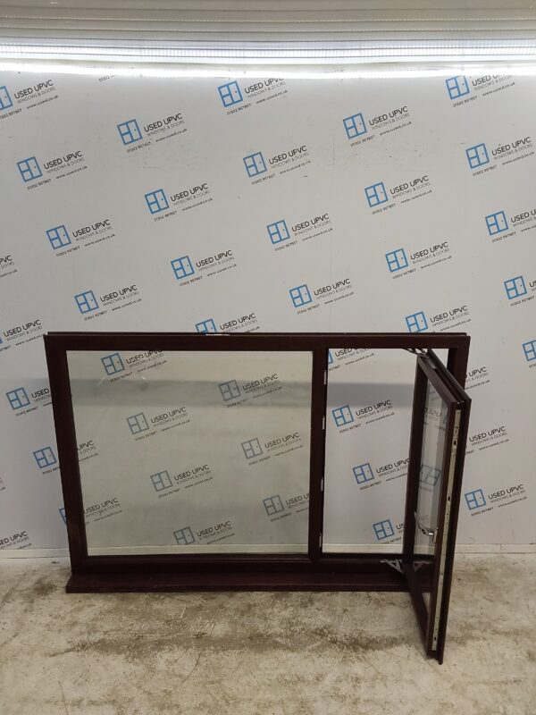 Used Rosewood Upvc Window 1790mm x 1220mm C7W12 - Image 2