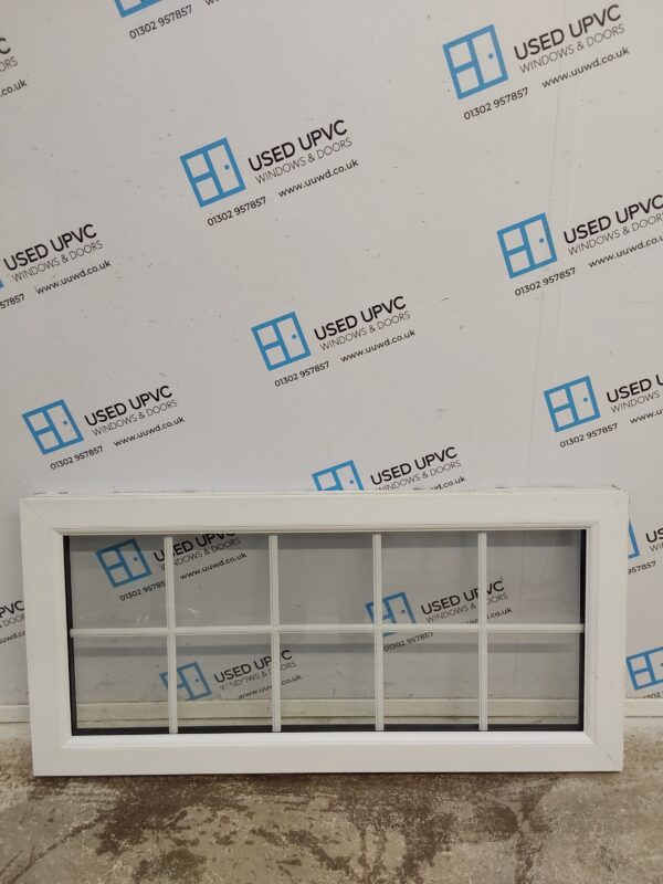 Used White Upvc Window 1215mm x 580mm W0459 - Image 2