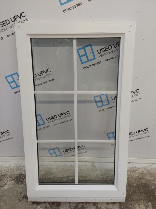 Used White Upvc Window 630mm x 1070mm W0080 - Image 2