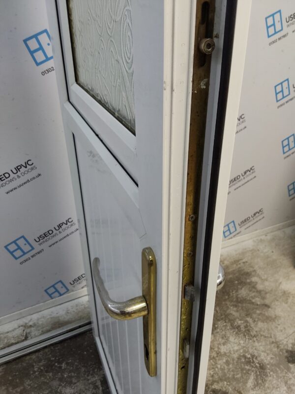 Used White Upvc Stable Back Door 870mm x 2100mm 0456 - Image 11