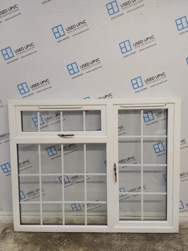 Used White Upvc Window 1535mm x 1240mm SC1026 - Image 2