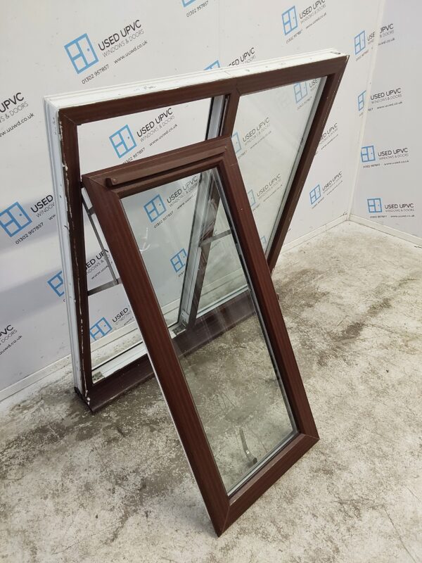 Used Woodgrain Upvc Window 1090mm x 1210mm LW0079 - Image 3