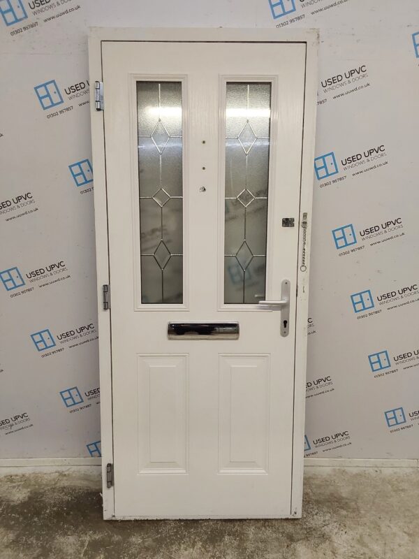 Used Brown Composite Front Door 890mm x 2060mm 0032 - Image 2