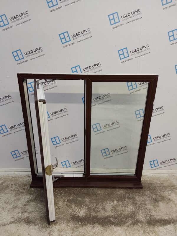 Used Woodgrain Upvc Window 1190mm x 1190mm C5028 - Image 2