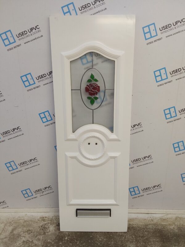 Used White Upvc Front Door Panel 610mm x 1790mm x 28mm UFDP0008 - Image 4