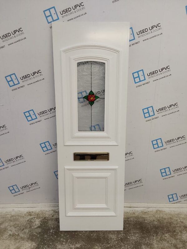 Used White Upvc Front Door Panel 581mm x 1778mm x 28mm UFDP0014 - Image 4