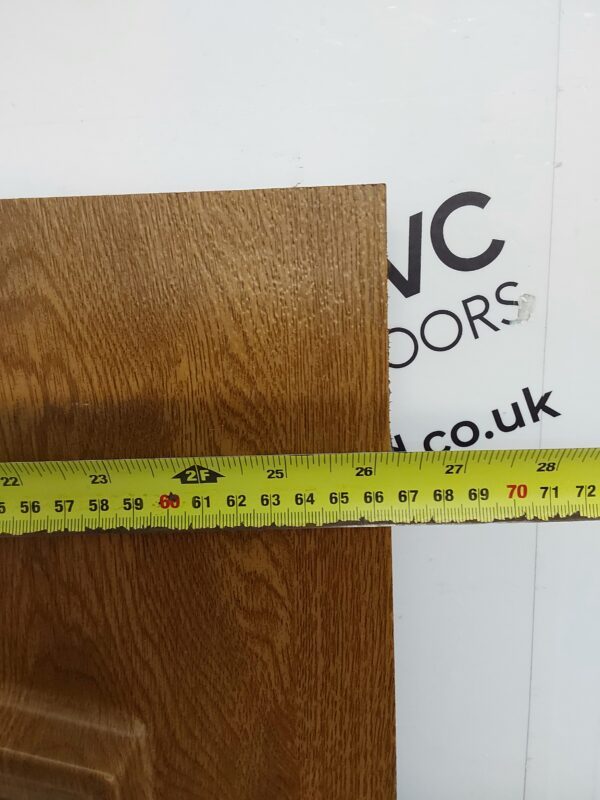 Used Oak Upvc Front Door Panel 665mm x 1767mm x 28mm UFDP0021 - Image 2