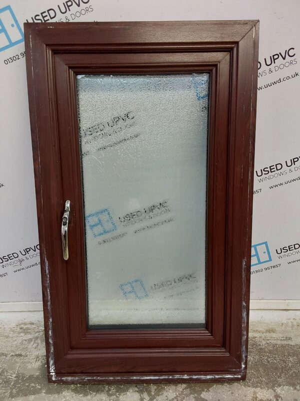 Used Rosewood Upvc Window 615mm x 1030mm C4W026 - Image 2