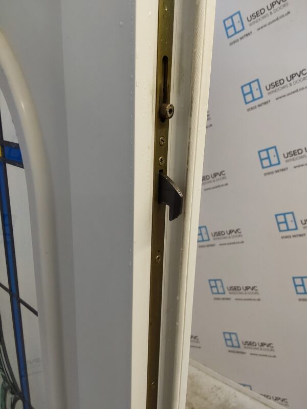 Used White Upvc Front Door 925mm x 2130mm (reduce to 910mm x 2115mm) C7D031 - Image 7