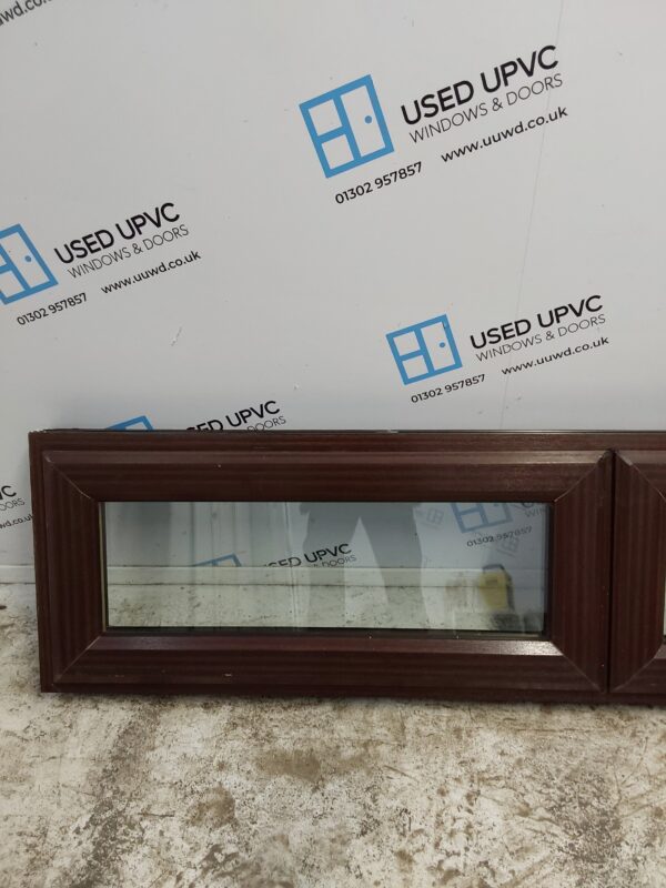 Used Woodgrain Upvc Window 1755mm x 415mm SC1055 - Image 4