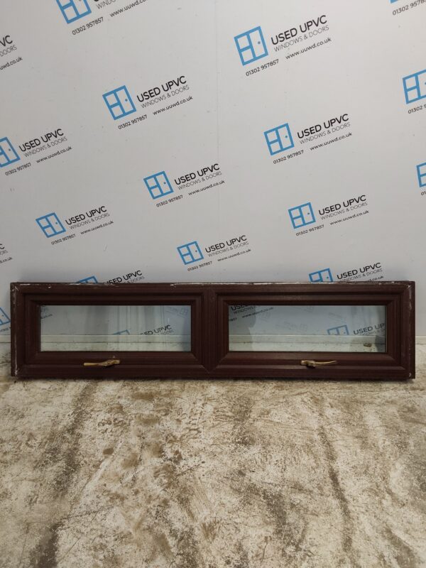 Used Woodgrain Upvc Window 1755mm x 415mm SC1055 - Image 11