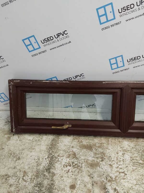 Used Woodgrain Upvc Window 1755mm x 415mm SC1055 - Image 9