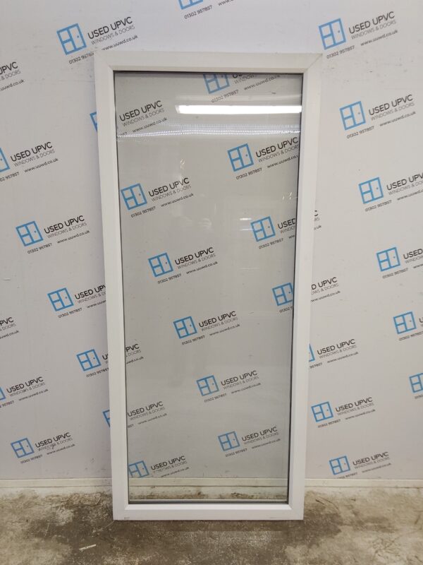 Used White Upvc Window 900mm x 2070mm C5054