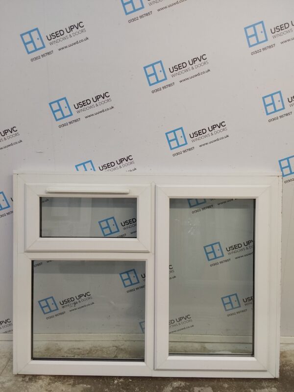 Used White Upvc Window 1350mm x 1040mm (reduce to 1310mm x 1020mm) C4A020